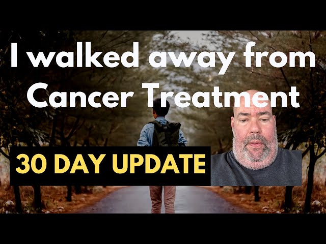 30 Days After I Walked away from cancer treatment.  #braincancer #cancer #keto #chemotherapy class=