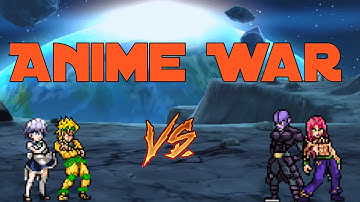 Dio K1 V2 & Sakuya V2 VS Hit TP & Diabolo in Jump Force Mugen