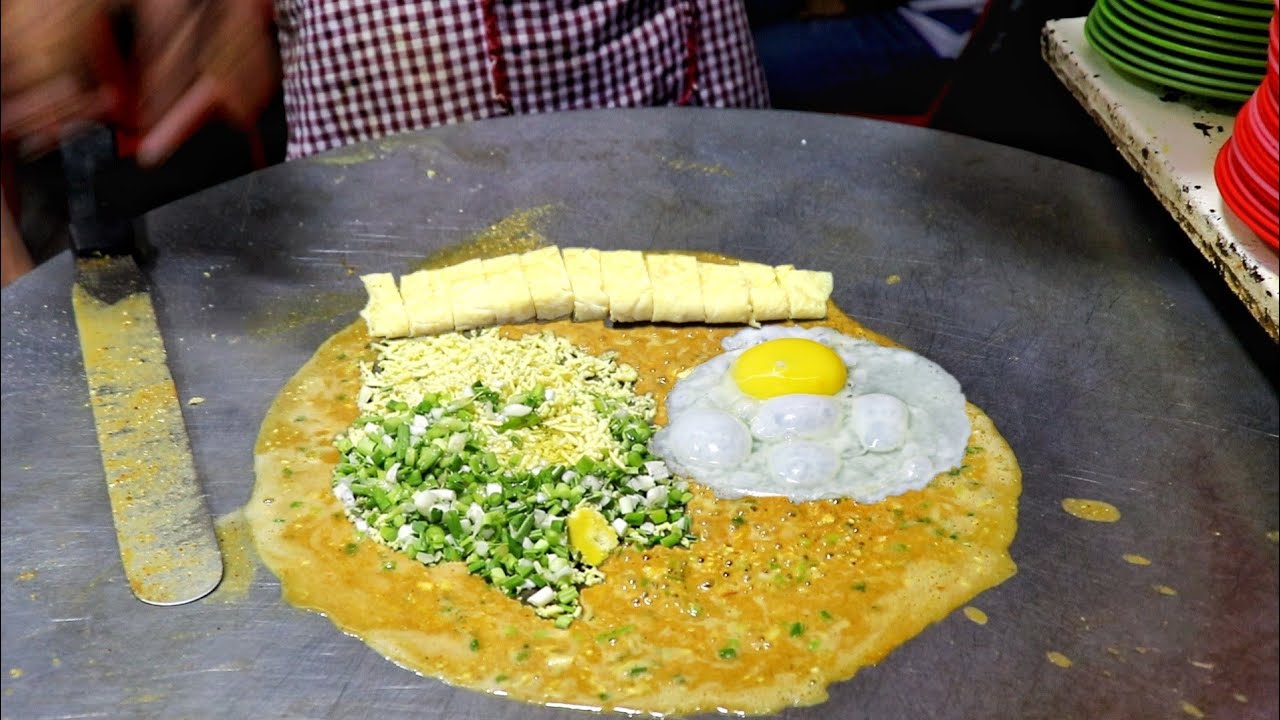 Roadside  Unrepared 5 Layer Omelette Street Dish | Egg Street Food | Indian Street Food | Street Food Fantasy