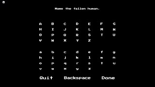 [Undertale Test Place: Reborn] Name easter eggs.