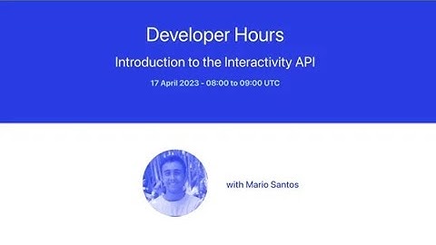 WordPress Developer Hours: Interactivity API (APAC/EMEA)