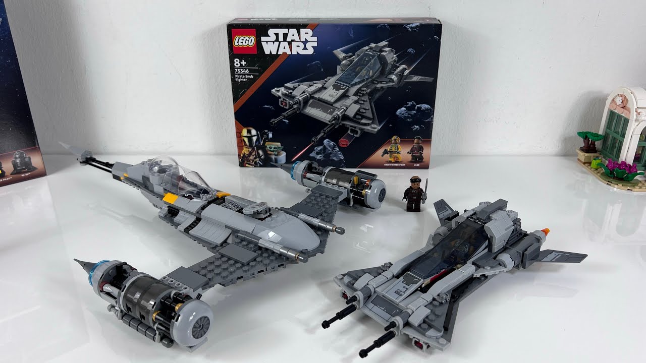 Lego Star Wars 75346 Korsan Snub Fighter vs Mandalorian N1 Speeder