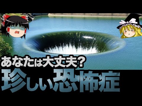 【ゆっくり解説】超レア！？実在する世にも奇妙な恐怖症7選