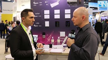 Gerber Prime - Glass Panel Touch-Sensitive Z-Wave Wall Switches - Interview - CES 2018 - Poc Network