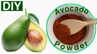HOW TO MAKE AVOCADO SEED POWDER #Shorts #veganrecipes #avocado