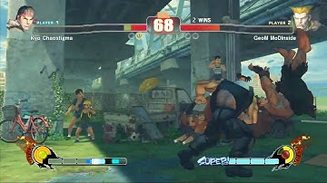 GeoM MoDInside (Guile) vs Kyo Chaostigma (Ryu) 10