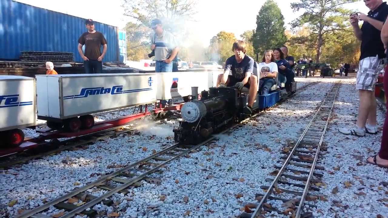 Large Scale Live Steam Locomotive - YouTube