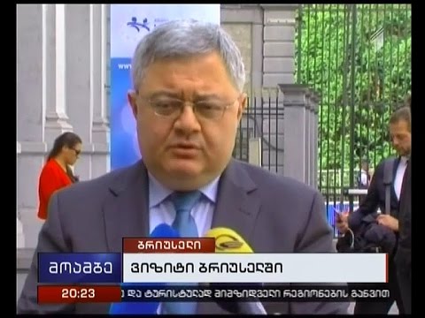 საქართველოს პარლამენტის თავმჯდომარის ვიზიტი ბრიუსელში