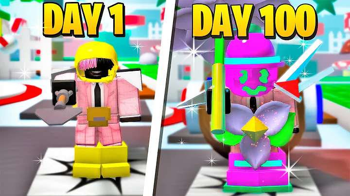 I Survived 100 Days In Bee Swarm Simulator