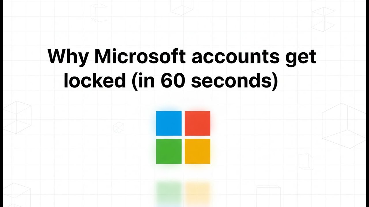 Why Microsoft accounts get locked (in 60 seconds) - YouTube