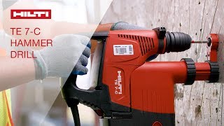 OVERVIEW of Hilti's TE 7 and TE 7-C corded SDS plus hammers - YouTube