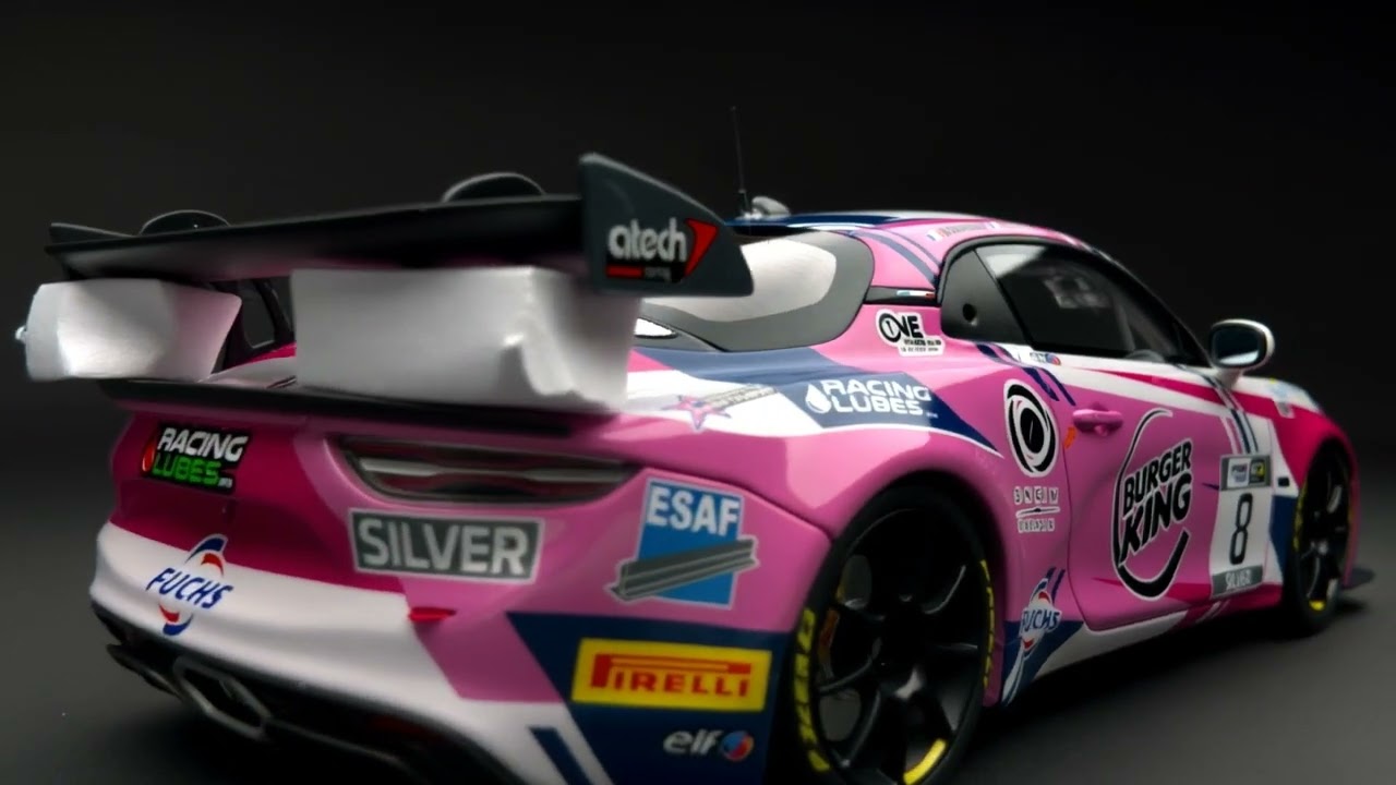 Otto Mobile Alpine A110 GT4 #8 Pink Panther | 1:18 Limited Edition