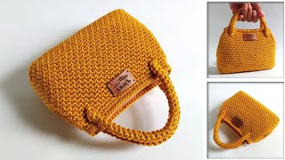 HOW TO MAKE BEAUTIFUL CROCHET BAGS SIMPLE AND EASY FOR BEGINNERS
