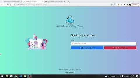 39. Design a responsive sign in page for admin panel using HTML,CSS ,Java Script and Bootstrap.