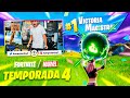 MI PRIMERA VICTORIA EN LA TEMPORADA 4 DE FORTNITE | Ampeterby7