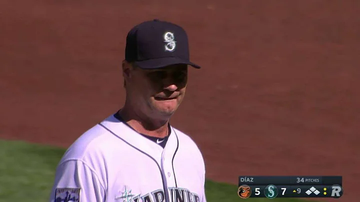 BAL@SEA: Servais gets ejected for arguing in the 9th