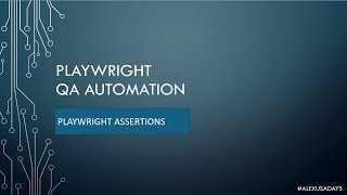 Automation QA: Learn Playwright Assertions - Part 6