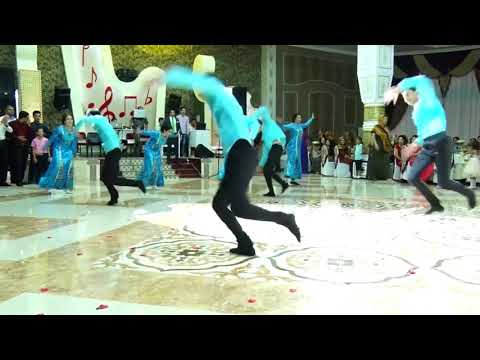 Türkmen milli tansy toyda - Kusdepdi HD balkan