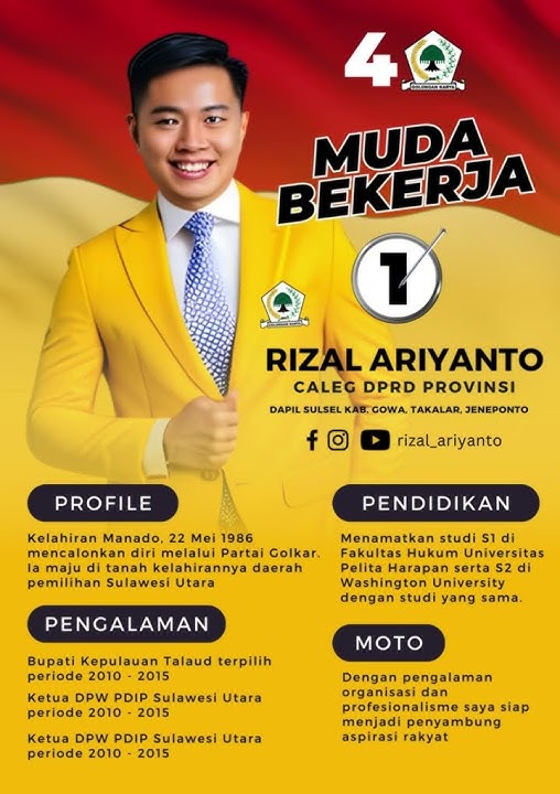 Desain Banner Video CALEG GOLKAR