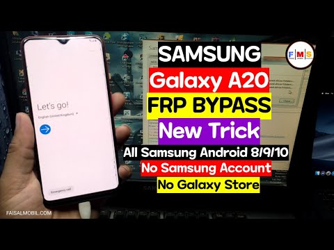 Samsung Galaxy A20 Frp Bypass /Samsung A10/A20/A30/A50/A70 Google Account Remove Very Easy Method