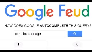 Play The Google Feud Game & I Bet You'll Lose