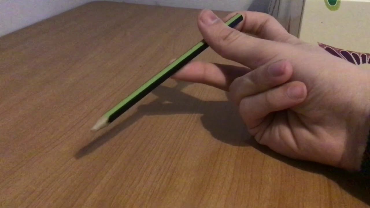 Como Girar Un Lápiz Sobre Tu Propio Dedo YouTube