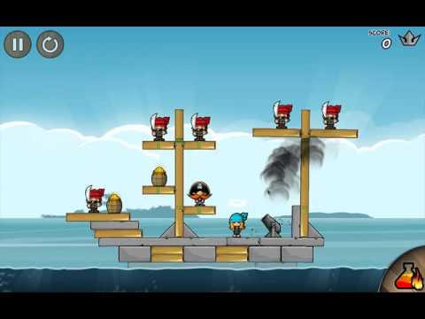 Siege Hero Walkthrough : Age Of Pirates Level 3-20 Gold Crown Cleared