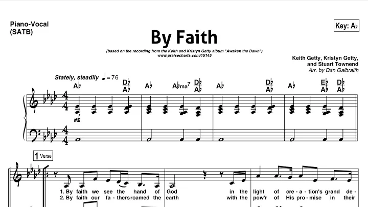 BY FAITH - For Choir Accompaniment with Orchestrat...