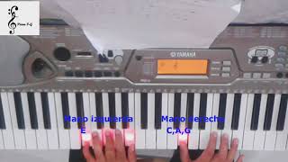 Vignette de la vidéo "Como tocar Adiós amor de Christian Nodal en piano (tutorial)"