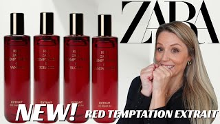 ZARA 🤩 NEW RED TEMPTATION EXTRAITS 🤩 Bloom - Vanille - Tobacco - Sandalwood | REVIEW   RATING