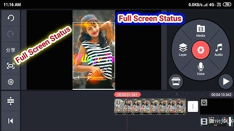 How to make awesome full Screen whatsapp status video |  (Part-104) ||