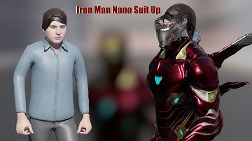Iron Man Nano Suit Up (Blender)