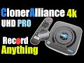 Record anything with the ultimate capture device  cloner alliance upro 4k recorder