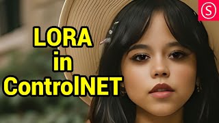 LORA with ControlNET  Get the BEST results  Complete Guide // Jenna Ortega