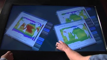 Cli-Mate: An Interactive Climate Application for TacTile Multi-touch Display