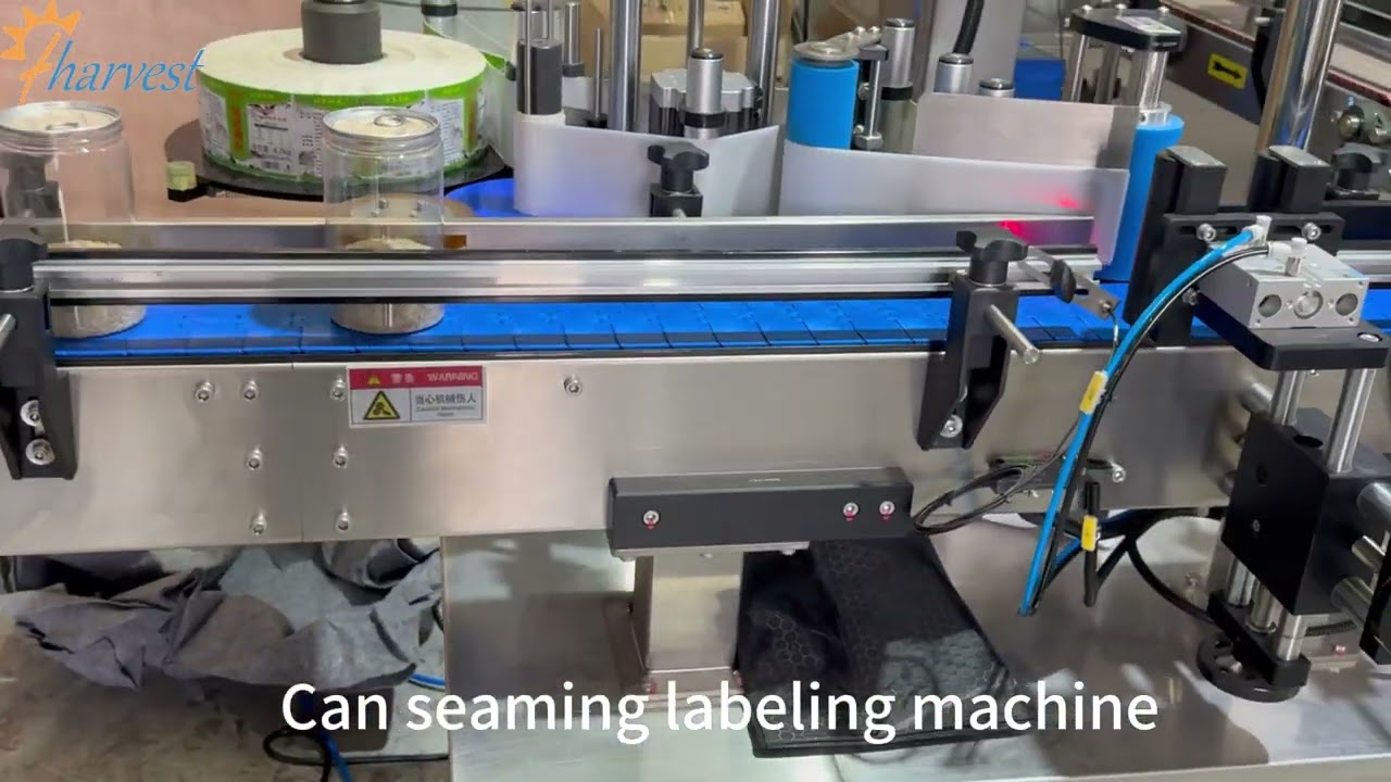 Automatic Jar Can Seaming Machine , Can Body Labeling Machine , High quality Sealer Labeler Machine