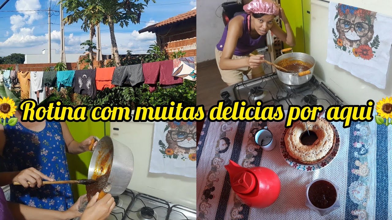 BOLO FORMIGUEIRO /DOCE de BANANA 🍌 *minha rotina simples e feliz *☺️ 