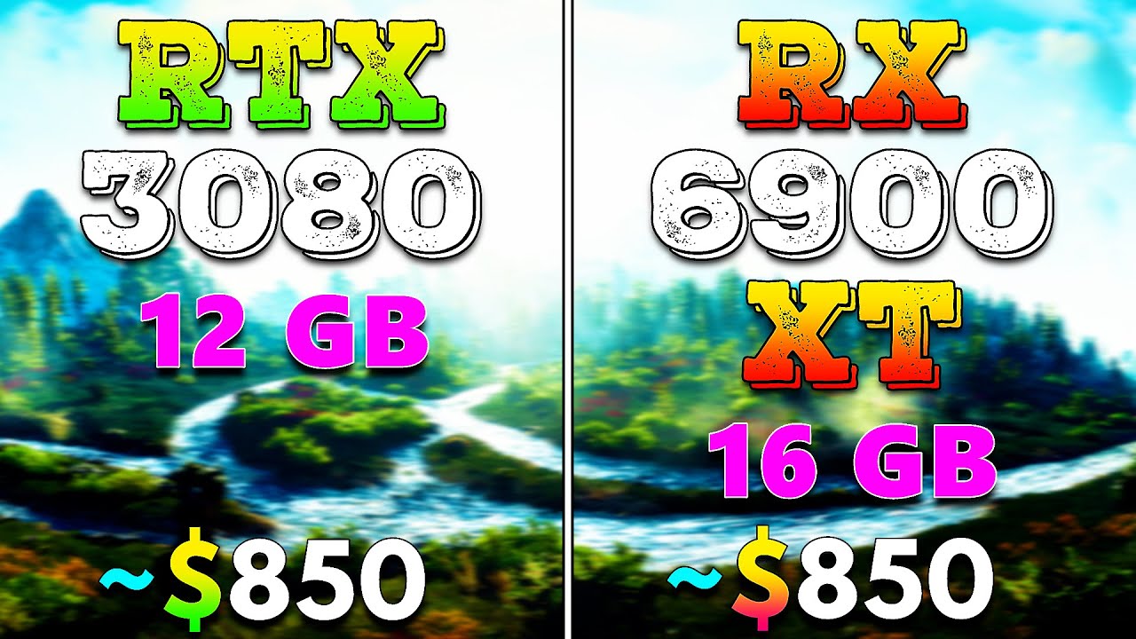 50 Game Benchmark: RTX 3080 12GB vs. RX 6900 XT