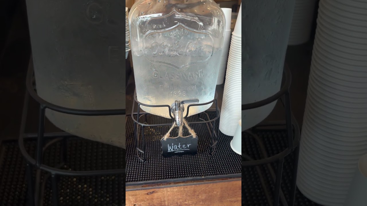 Glass Water Dispenser for Ice Cold Water without the plastics