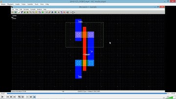cmos inverter layout design using microwind