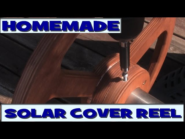 Homemade Pool Solar Cover Reel 