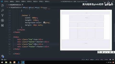 黑马Pink前端HTML+CSS教程：P181   20 常见的网页布局