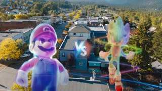 Star Mario Vs Hyper Sonic