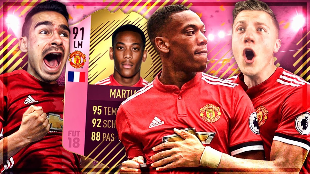 FIFA 18 : FUTTIE MARTIAL SQUAD BUILDER BATTLE !!!