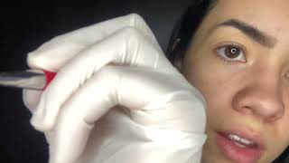 ASMR- TESTE DE ALERGIA / caseirinho, voz suave