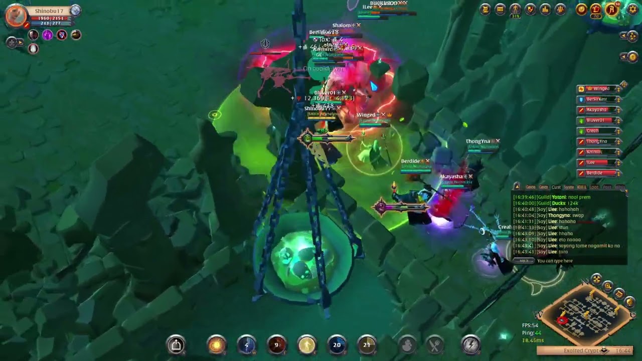 Albion Online | Longbow | Nameless | Static Dungeon Fight | March 25, 2023