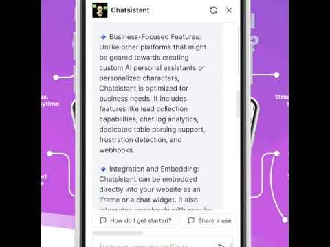 Chatsistant AI: The Next Level in Seamless User Interaction video thumbnail - Chatsistant tutorial or review