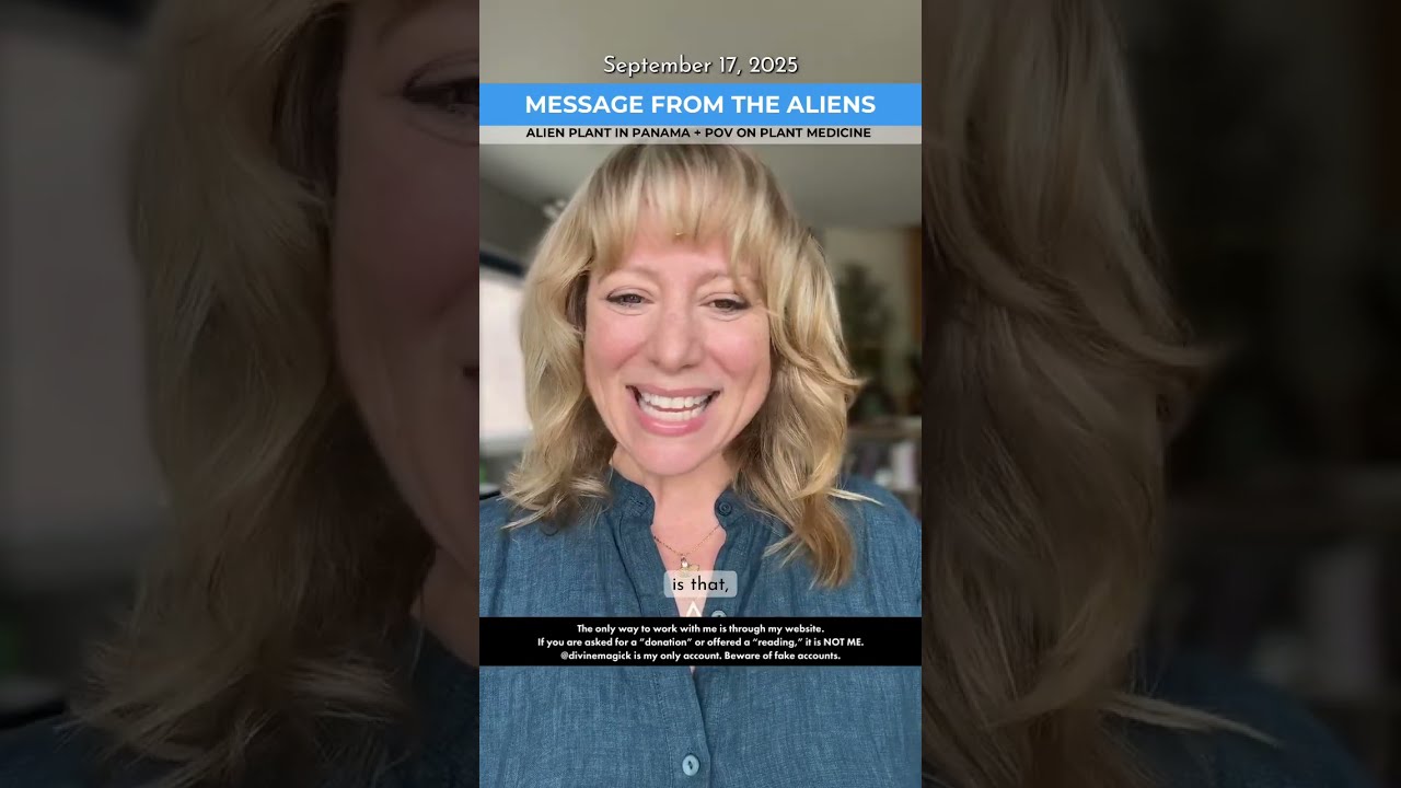 SEPTEMBER 17, 2025 - More on Alien Plant (Venomkin) in Panama, plus Divine POV on Plant Medicine