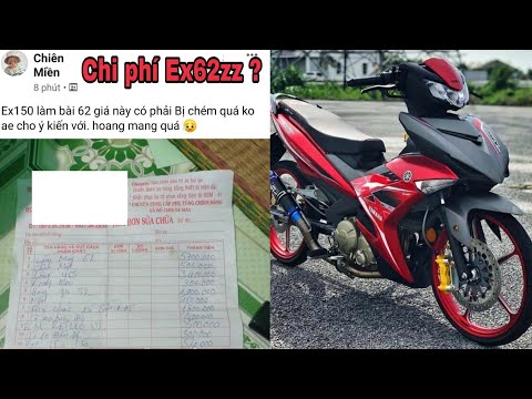 Exciter 150 Lên Trái 62Zz Hết Bao Nhiêu Tiền ? Tranh Cãi Gay Gắt Giá Tiền  Độ Xe ? - Youtube