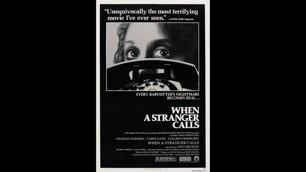 Звонил незнакомец ужастик Постер. When a stranger Calls 1979. Versus poster. When you are strange